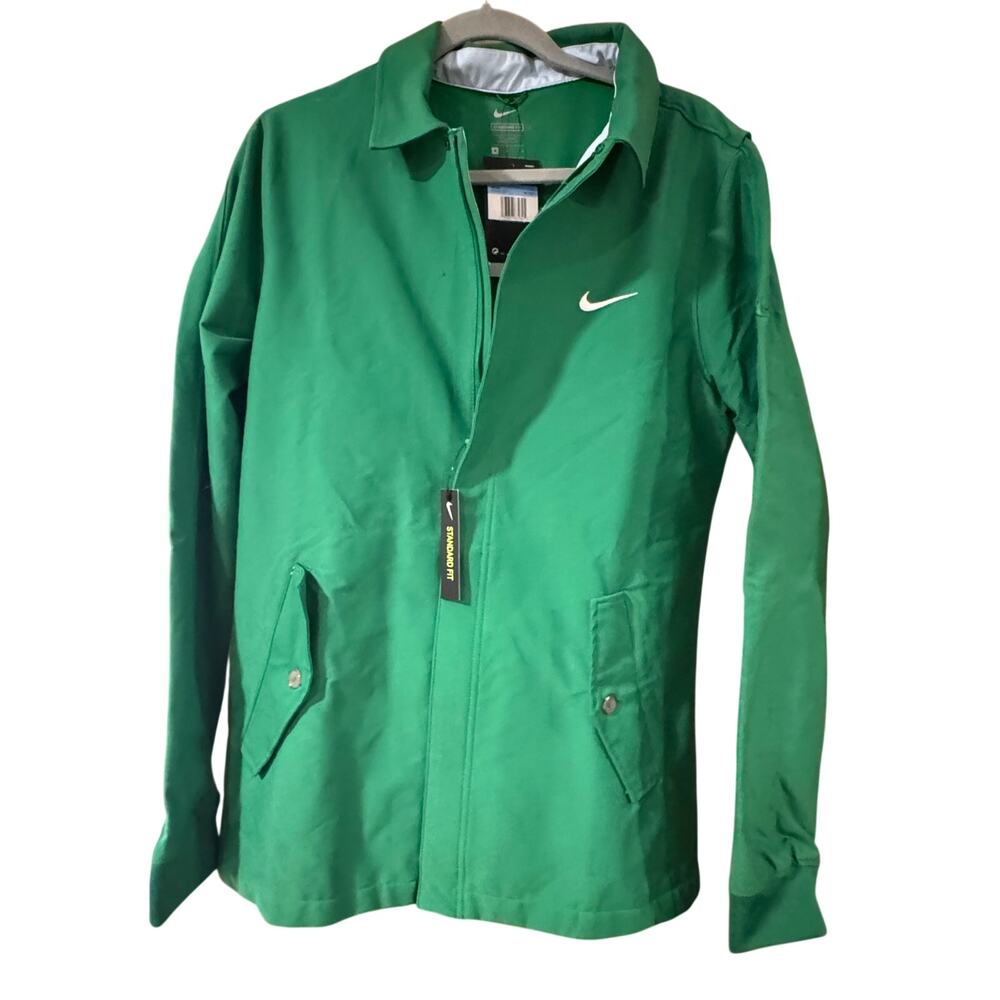 New Nike Golf Full Zip Green Jacket Men’s Medium Tall BV0386-302